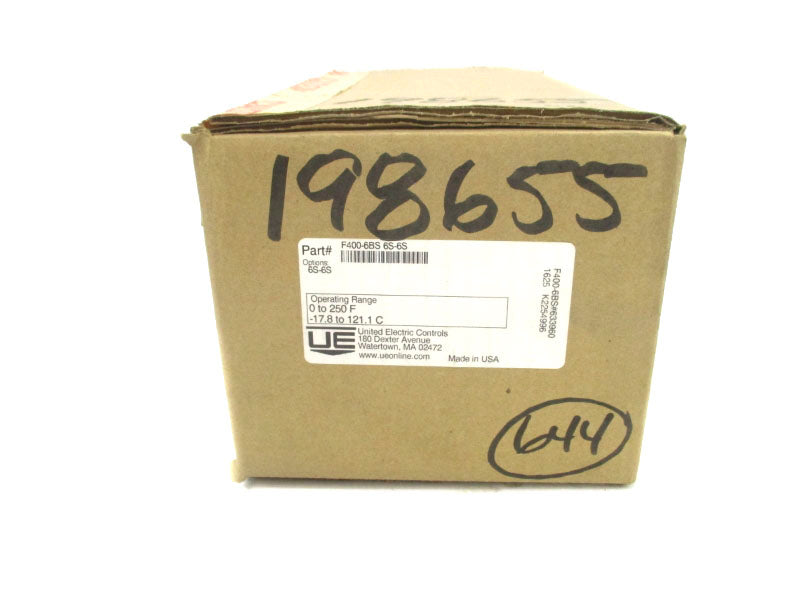 UNITED ELECTRIC F400-6BS6S-6S 0-250F NSFS