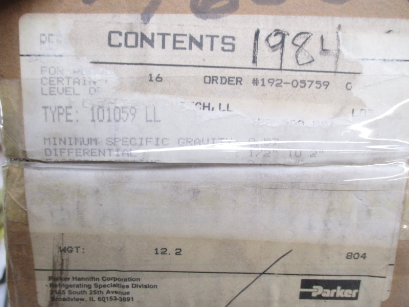 PARKER 101059LL LR20991 NSMP