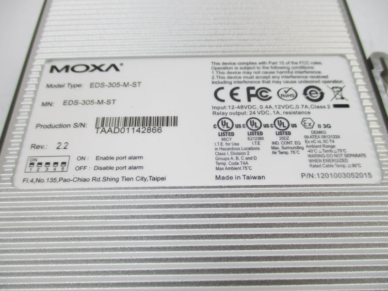 MOXA EDS-305-M-ST 12-48VDC 1A NSMP