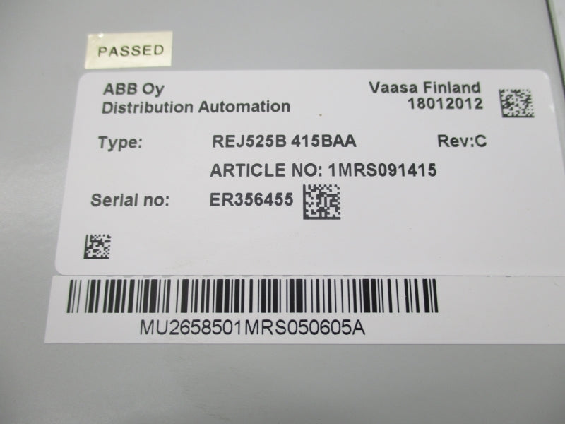 ABB REJ525B415BAA 1MRS091415 NSMP