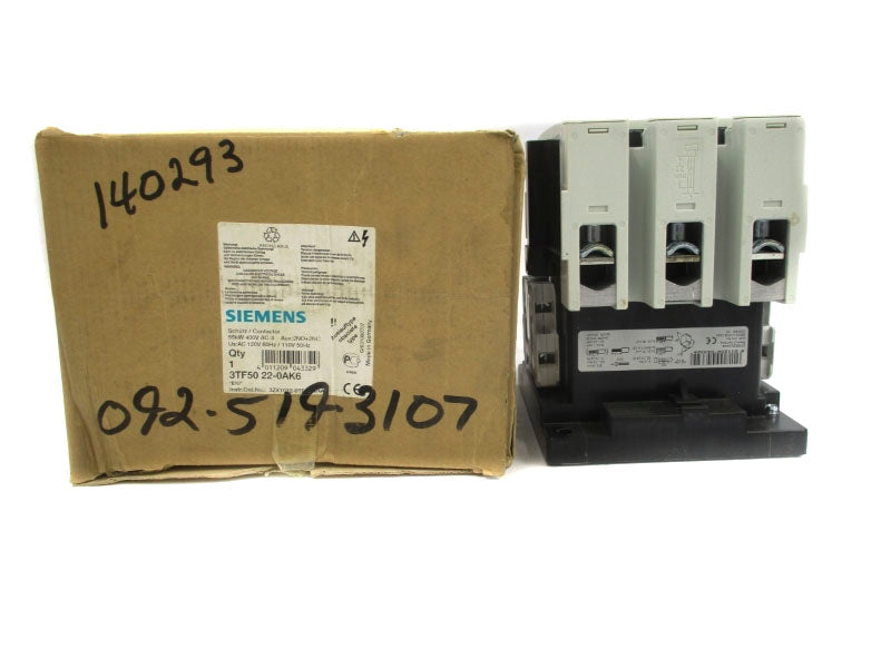 SIEMENS 3TF5022-0AK6 110/120V NSMP