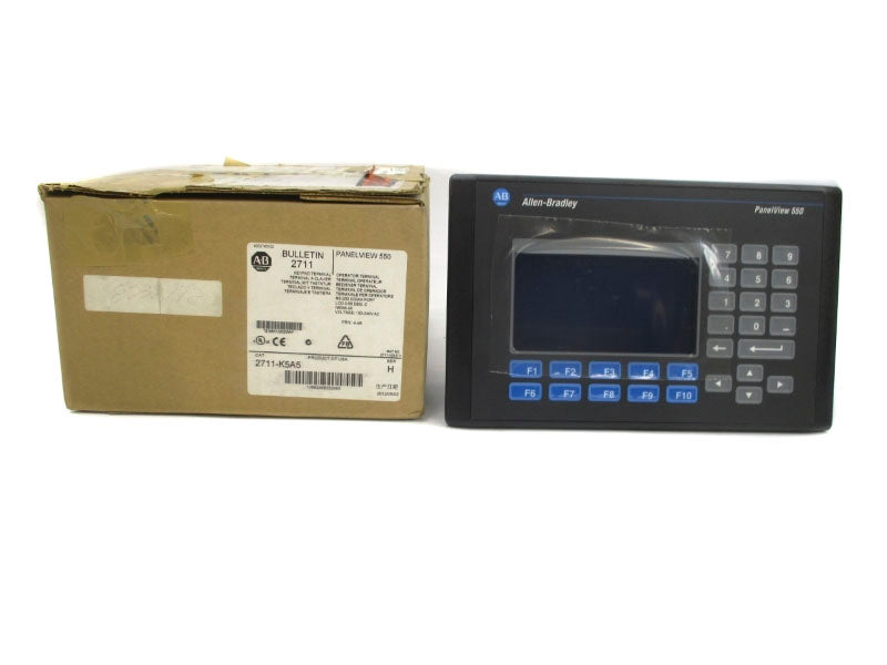 ALLEN BRADLEY 2711-K5A5 SER. H F/W 4.48 100-240V 0.25-0.25A NSMP