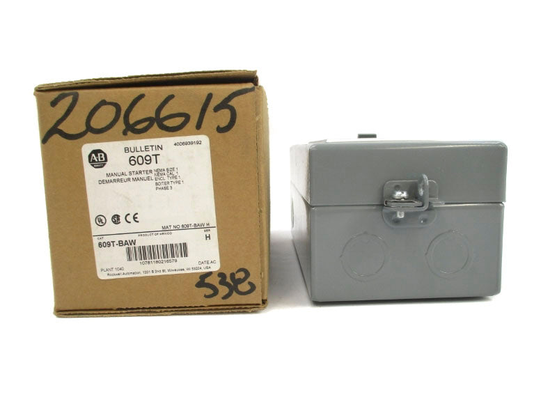 ALLEN BRADLEY 609T-BAW SER. H NSMP