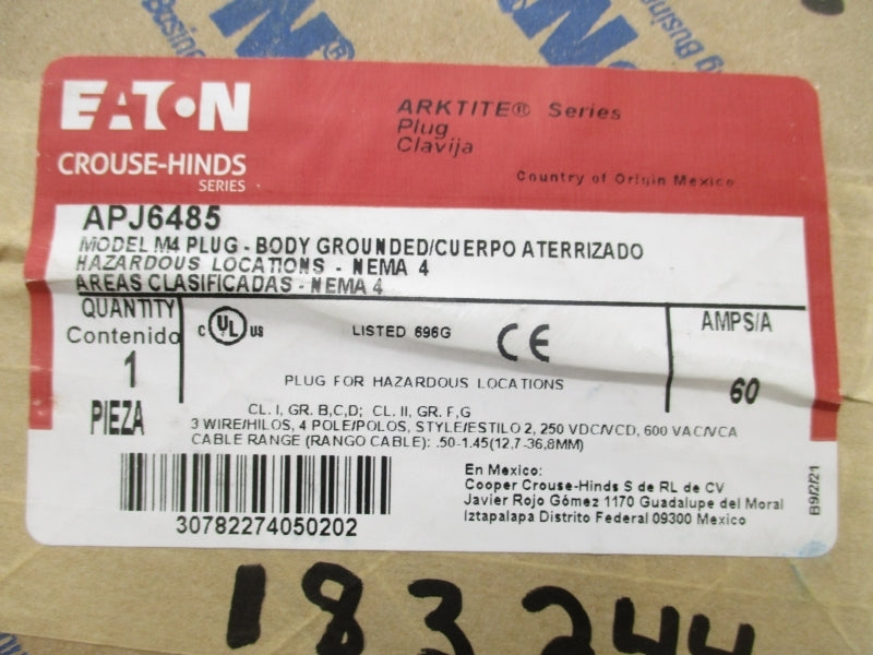 EATON APJ6485 600VAC 60A NSFS
