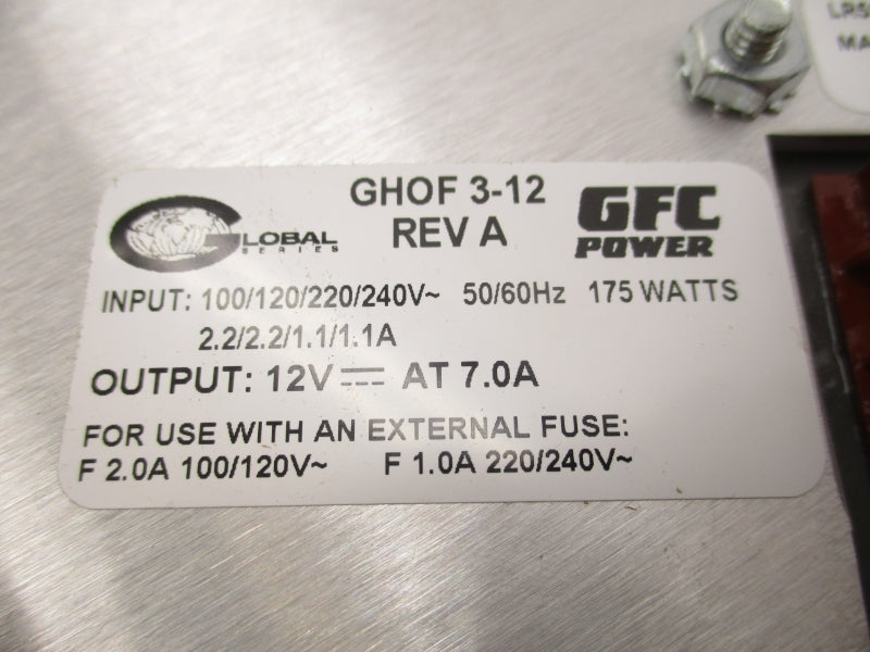 GFC GHOF3-12 220/240V 7.0A NSMP