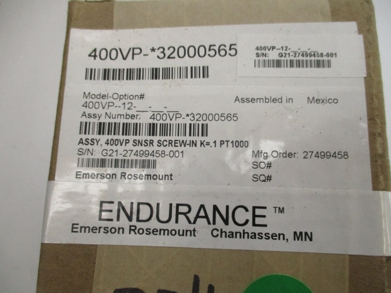 ROSEMOUNT 400VP-32000565 400VP--12-_-_-_ NSFS