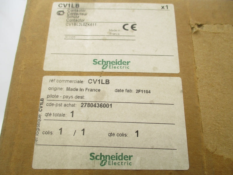 SCHNEIDER ELECTRIC CV1LB NSFS
