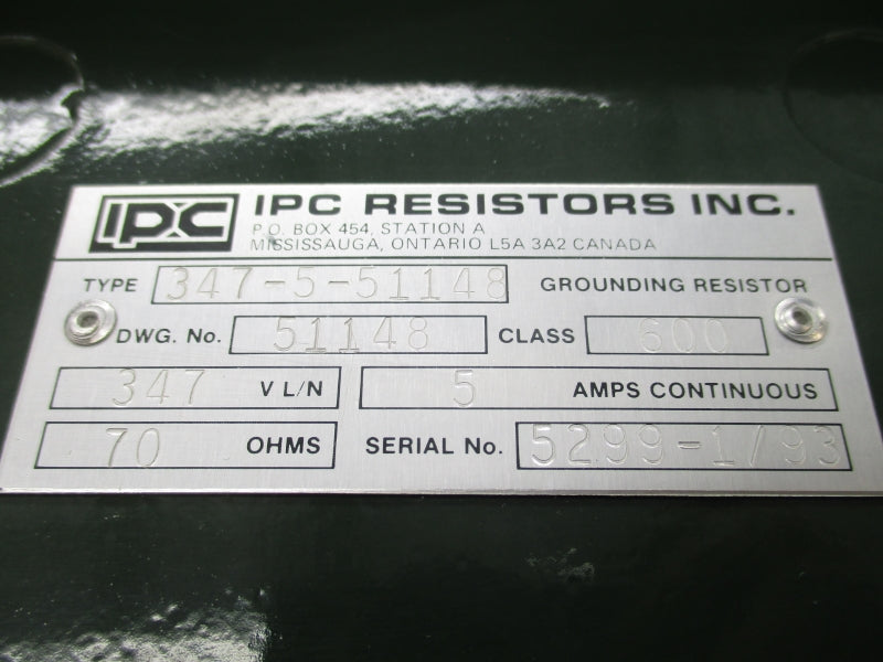 IPC RESISTORS 347-5-51148 347V 5A NSNP