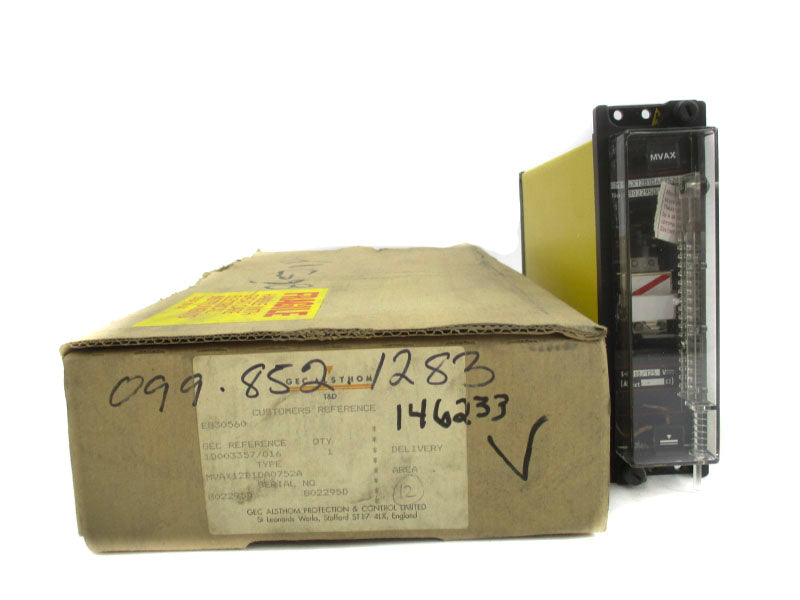 GEC ALSTHOM MVAX12B1DA0752A 110/125V NSMP