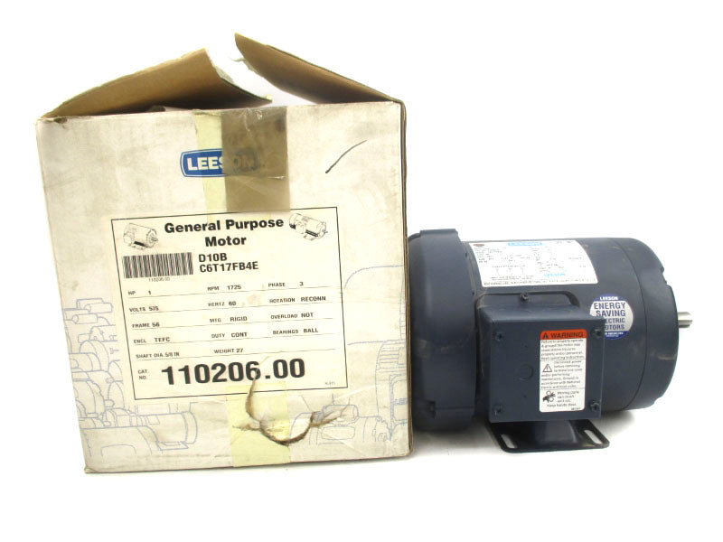 LEESON 110206.00 C6T17FB4E 575V 1.5A NSMP