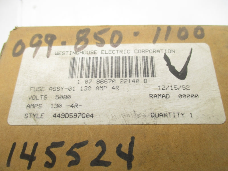 WESTINGHOUSE 449D597G04 130A NSFS