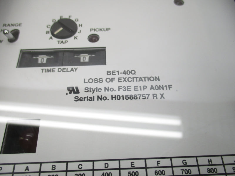 BASLER ELECTRIC F3EE1PA0N1F BE1-40Q NSMP