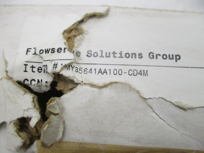 FLOWSERVE MY35641AA100-CD4M NSMP