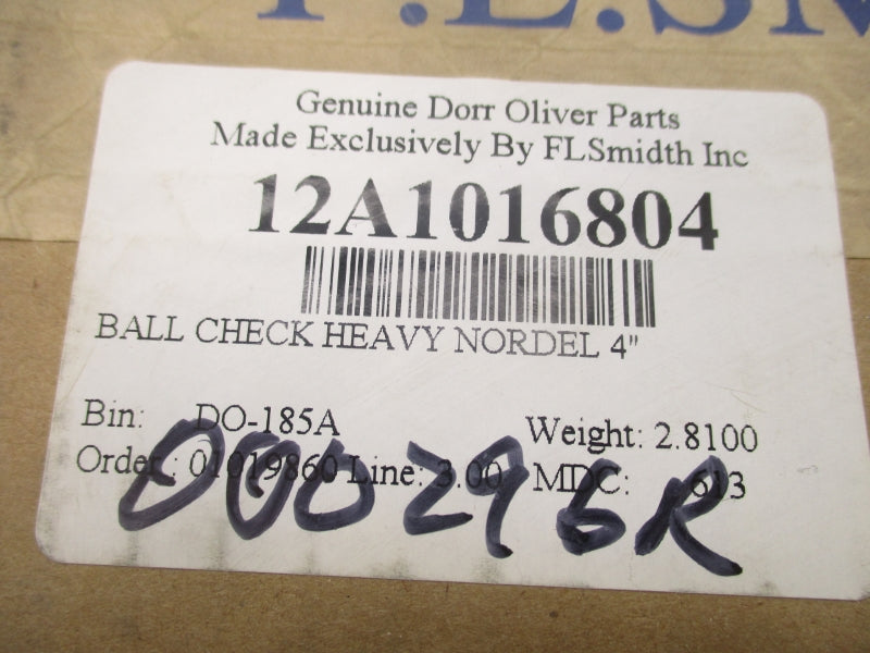 GENUINE DORR OLIVER 12A1016804 4" NSFS