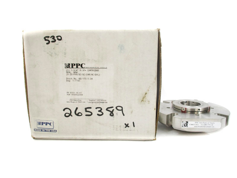 PPC MECHANICAL SEALS A-20/FKM/SC/SC/CAR/HC/GYL 4151-18-01 NSMP