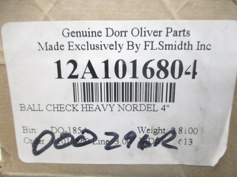 GENUINE DORR OLIVER 12A1016804 4" NSMP