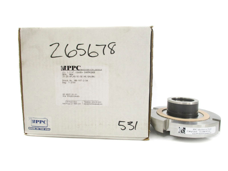 PPC MECHANICAL SEALS A-20/AFLAS/SC/SC/HC/GYLON 9527-20-01 NSMP