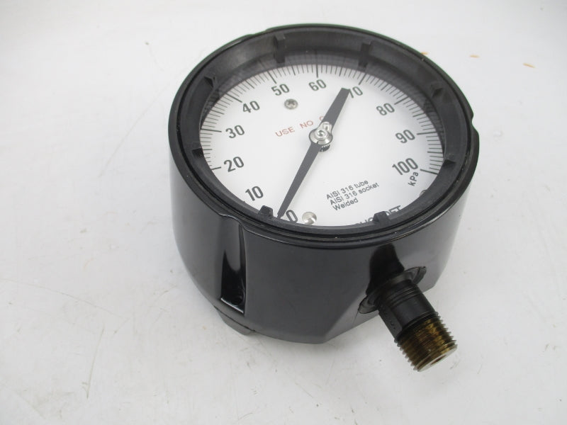 ASHCROFT 45-1279-SS-04L-100KP 0-100KPA 4-1/2" NSMP