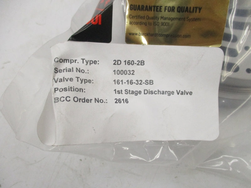 BURCKHARDT COMPRESSION 161-16-32-SB NSMP
