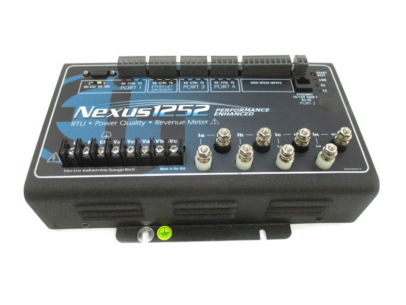 ELECTRO INDUSTRIES NEXUS1252-S-120-D2-60HZ-INP200-V2 100-250VDC 10A  NSNP