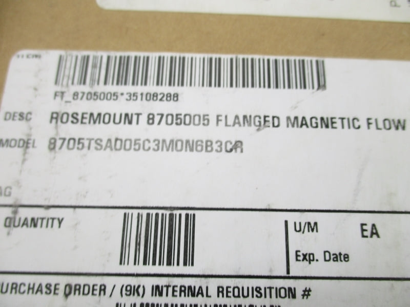 ROSEMOUNT 8705TSA005C3M0N6B3CR NSFS