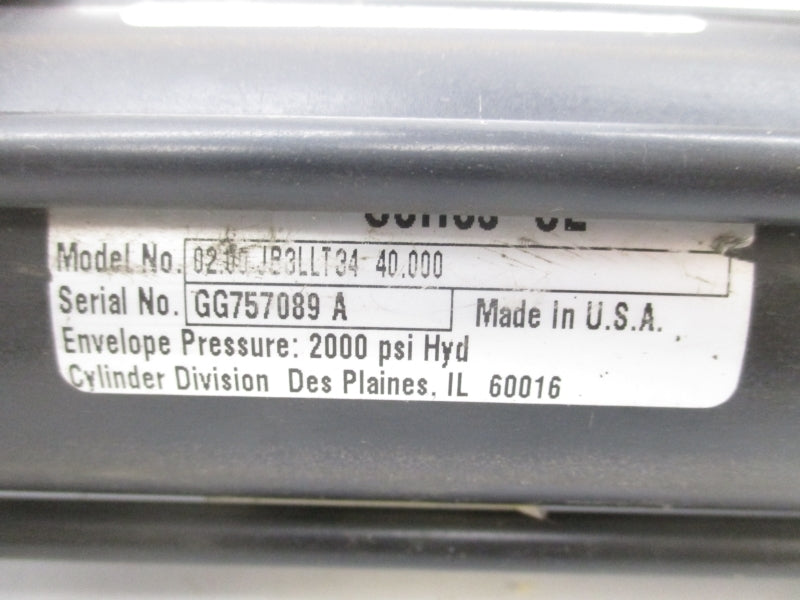 PARKER 02.00JB3LLT3440.000 2000PSI NSNP