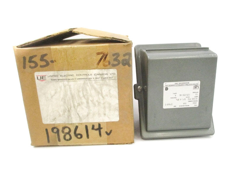 UNITED ELECTRIC J400164 125/250VAC 15A 0/200PSI NSMP
