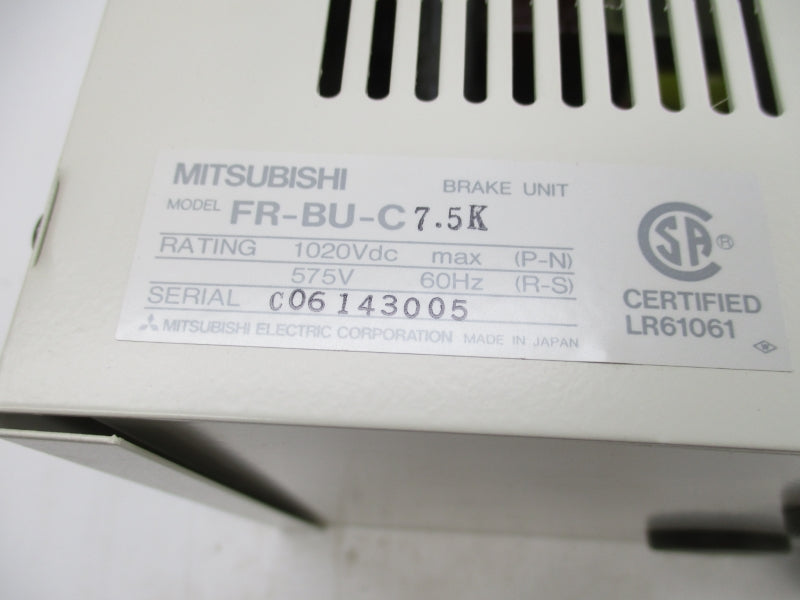 MITSUBISHI FR-BU-C7.5K 1020VDC NSMP