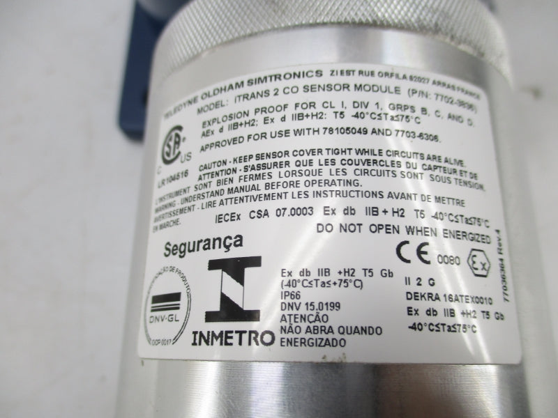 TELEDYNE OLDHAM SIMTRONICS ITRANS2-11010 7702-3836 NSMP