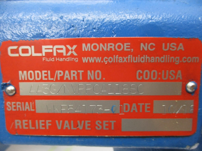 COLFAX AA3G/NVPPCA118SC NSNP