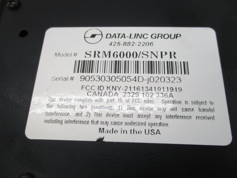 DATA-LINC SRM6000/SNPR (AS PICTURED) UNMP