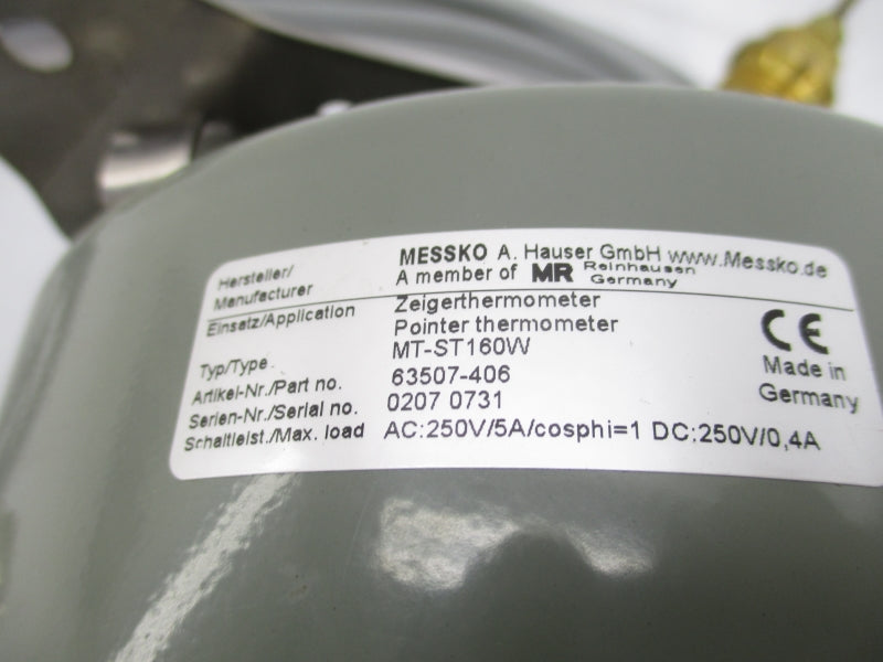 MESSKO MT-ST160W 63507-406 250V 5A  0-160'C NSNP