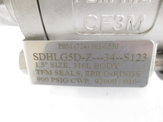 PBM PAVCL453S--0100 SDHLG5D-Z---34--S123 24VDC 900PSI 1.5" NSNP