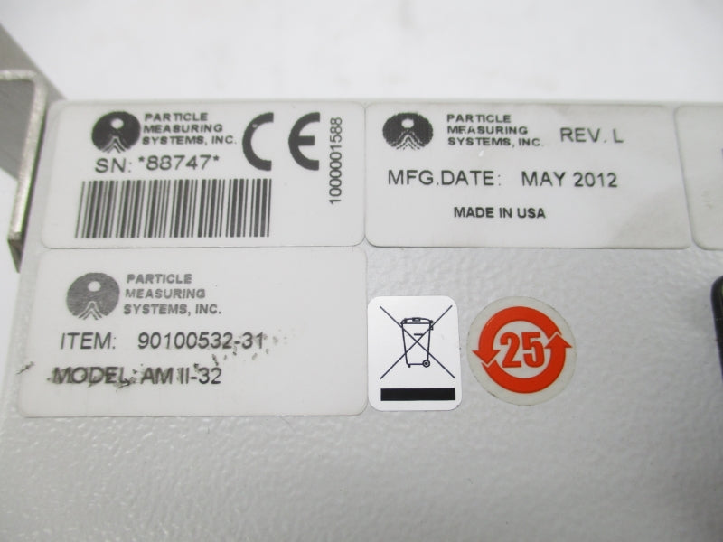 PARTICLE MEASURING SYSTEMS AMII-32 90100532-31 REV. L NSNP