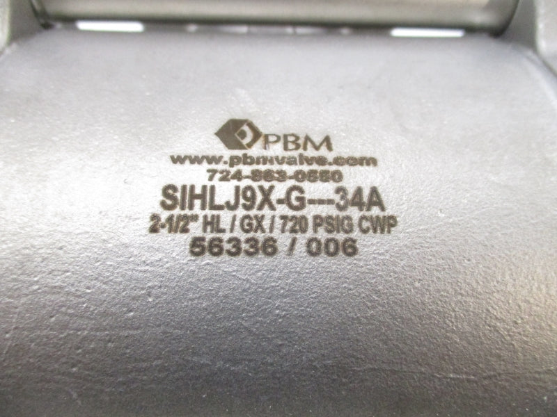 PBM SIHLJ9X-G---34A 720PSI 2-1/2" NSNP