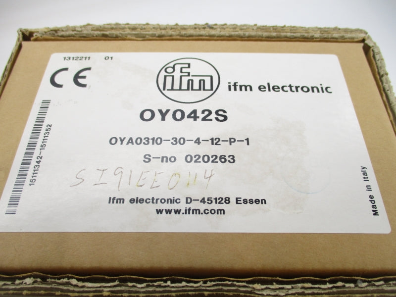 IFM ELECTRONICS OY042S OY0310-30-4-12-P-1 NSFS