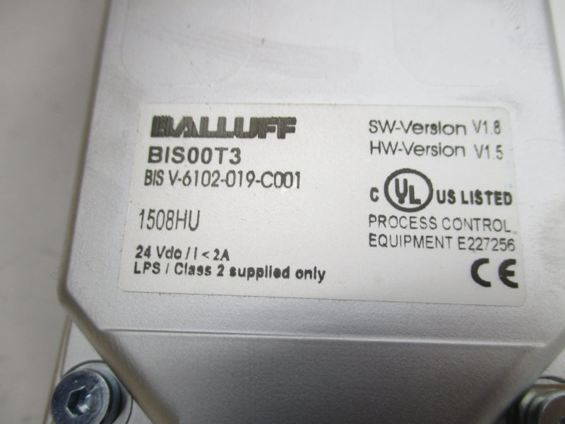 BALLUF BISV-6102-019-C001 BIS00T3 24VDC 2A NSMP