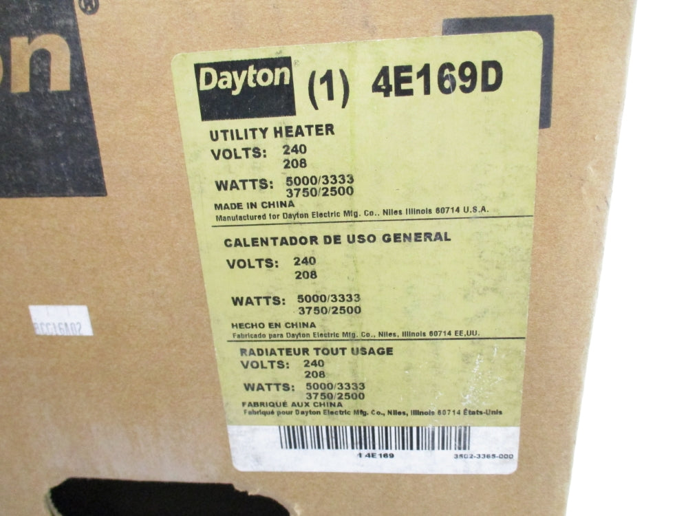 DAYTON 4E169D NSFS