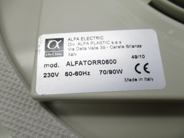 ALFA ELECTRIC ALFATORR0600N 230V NSMP