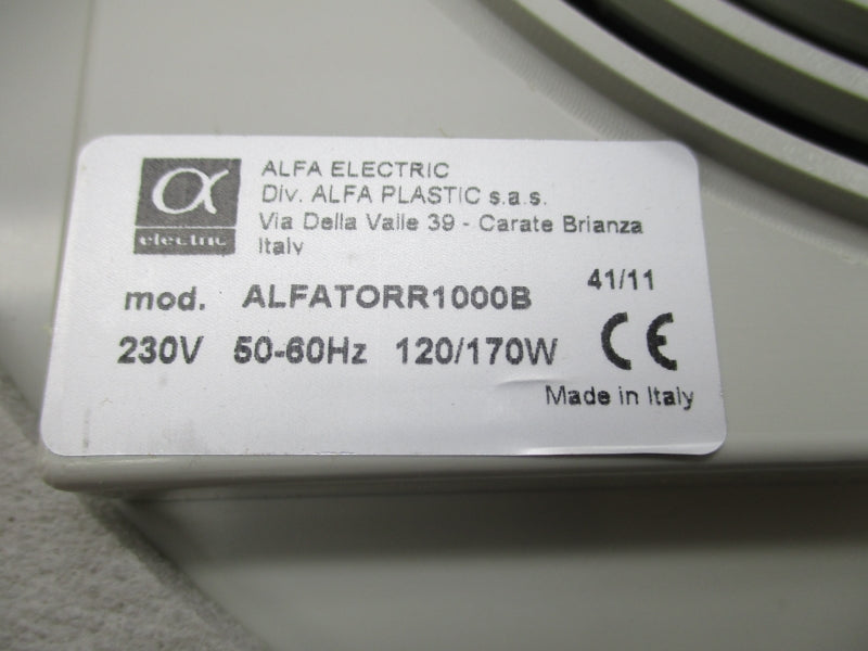 ALFA ELECTRIC ALFATORR1000B 230V NSMP