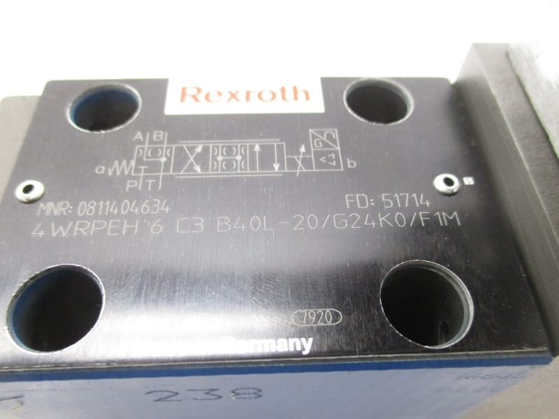 REXROTH 4WRPEH6C3B40L-20/G24K0/F1M 0811404634 24V 2.5A NSNP