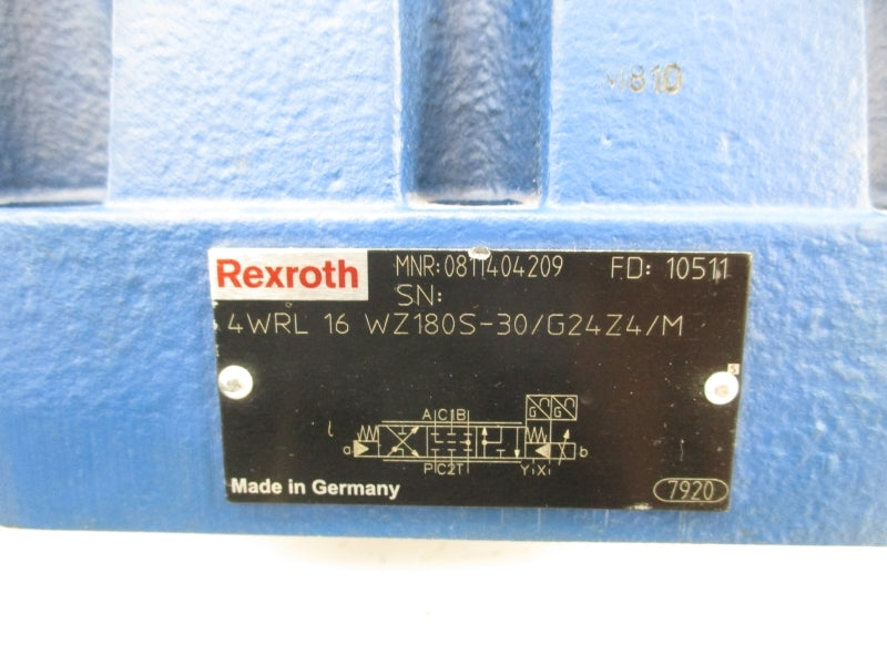 REXROTH 4WRL16WZ180S-30/G24Z/M 0811404209 2.7A NSNP