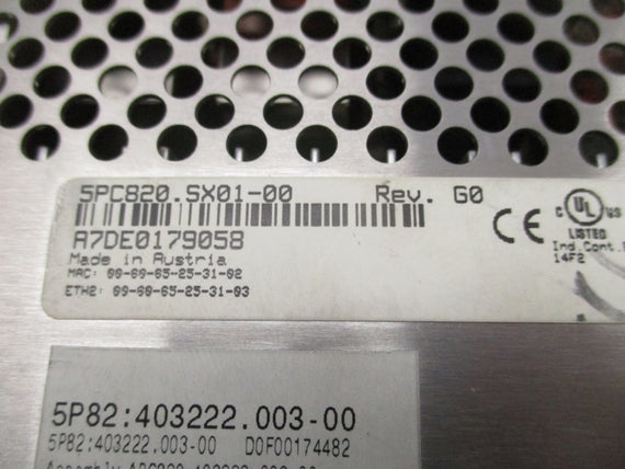 BR AUTOMATION 5PC820.SX01-00 UNMP