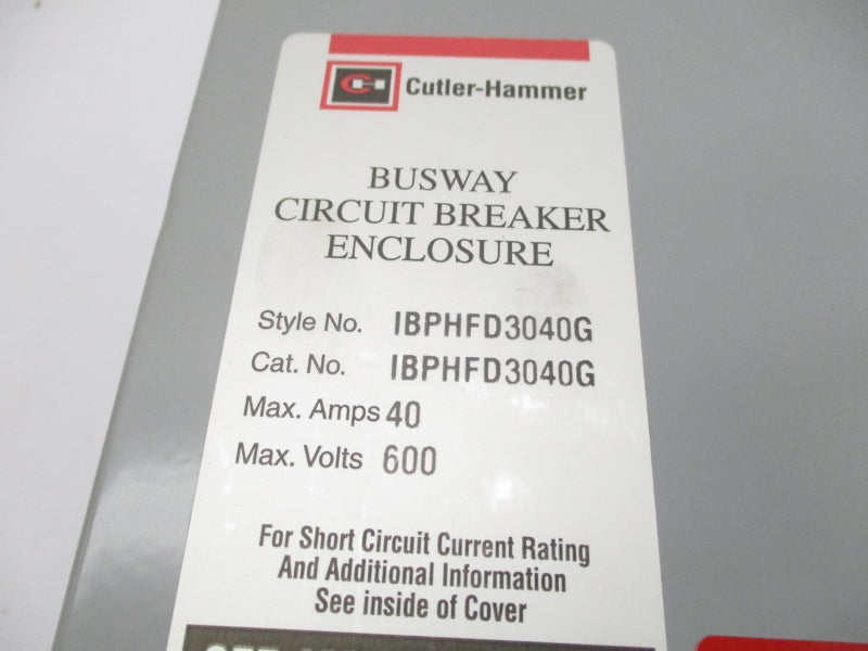 CUTLER-HAMMER IBPHFD3040G 600V 40A NSMP