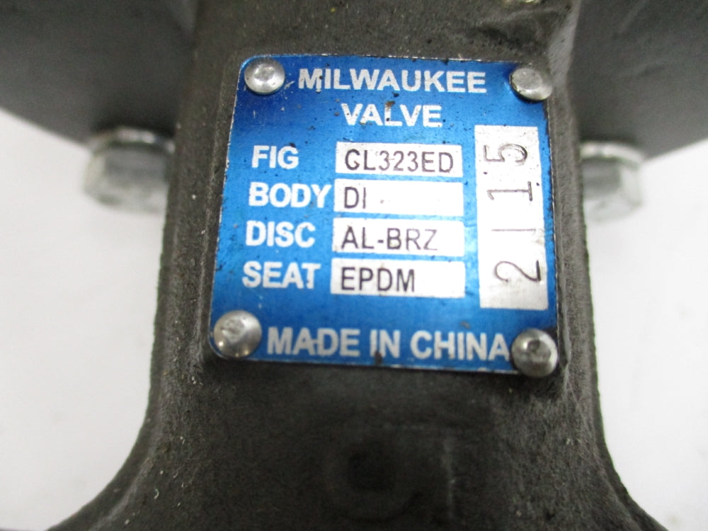 MILWAUKEE VALVE CL323ED8 8" NSMP