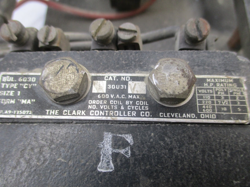 CLARK 30U31V 13U31 440V UNMP