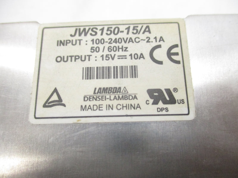 LAMBDA JWS150-15/A 100-240VAC 2.1A NSMP