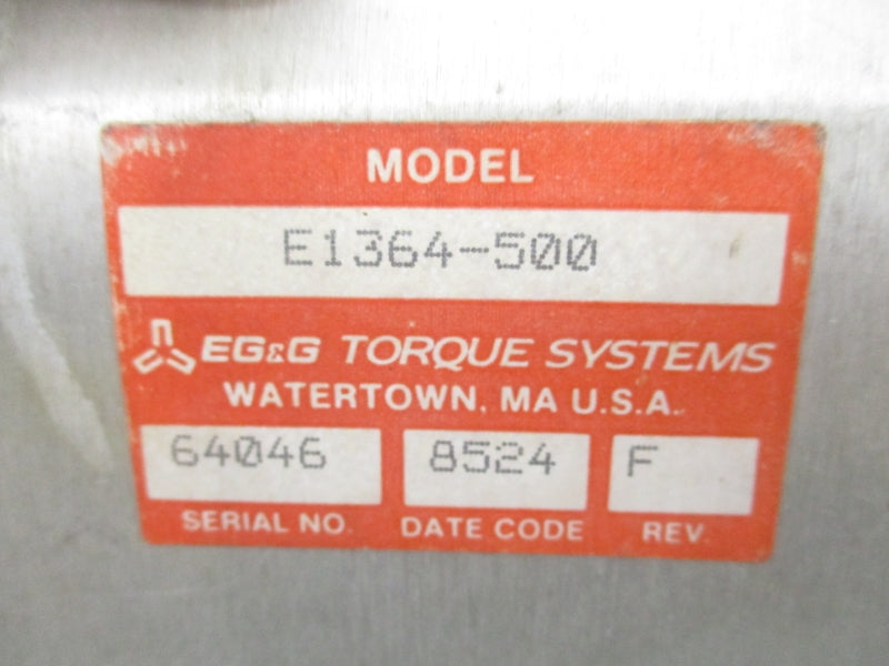 EG&G E1364-500 FB200-ES1319 UNMP