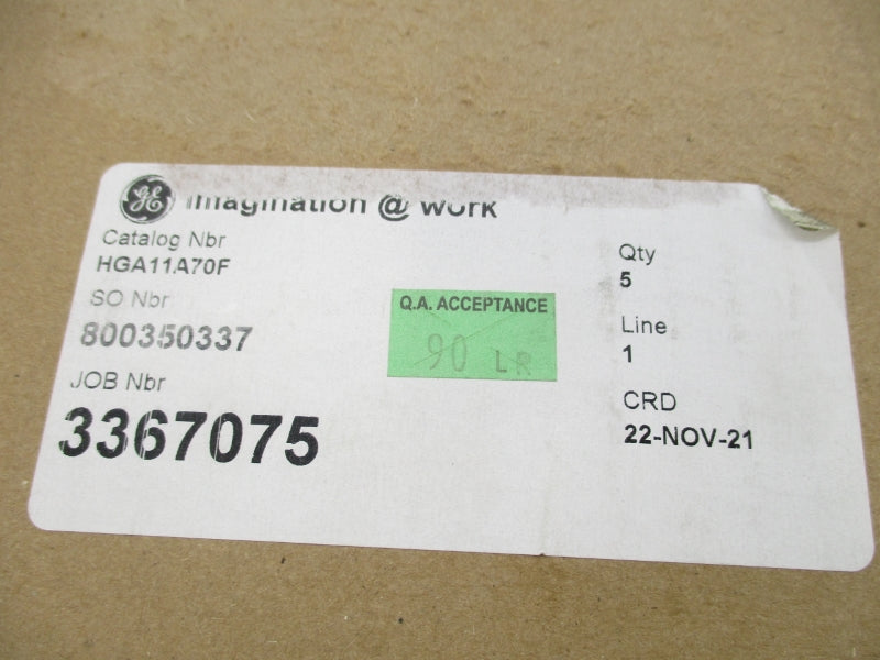 GENERAL ELECTRIC HGA11A70F (PKG OF 5) NSFS