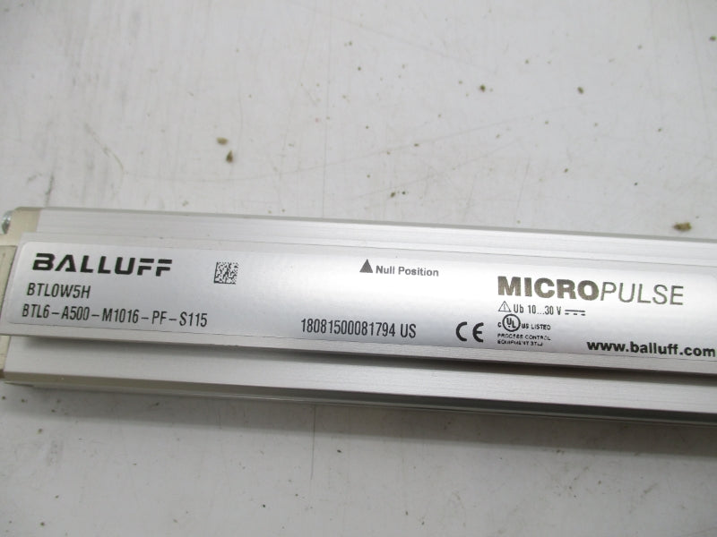 BALLUFF BTL6-A500-M1016-PF-S115 BTL0W5H 10-30V NSMP
